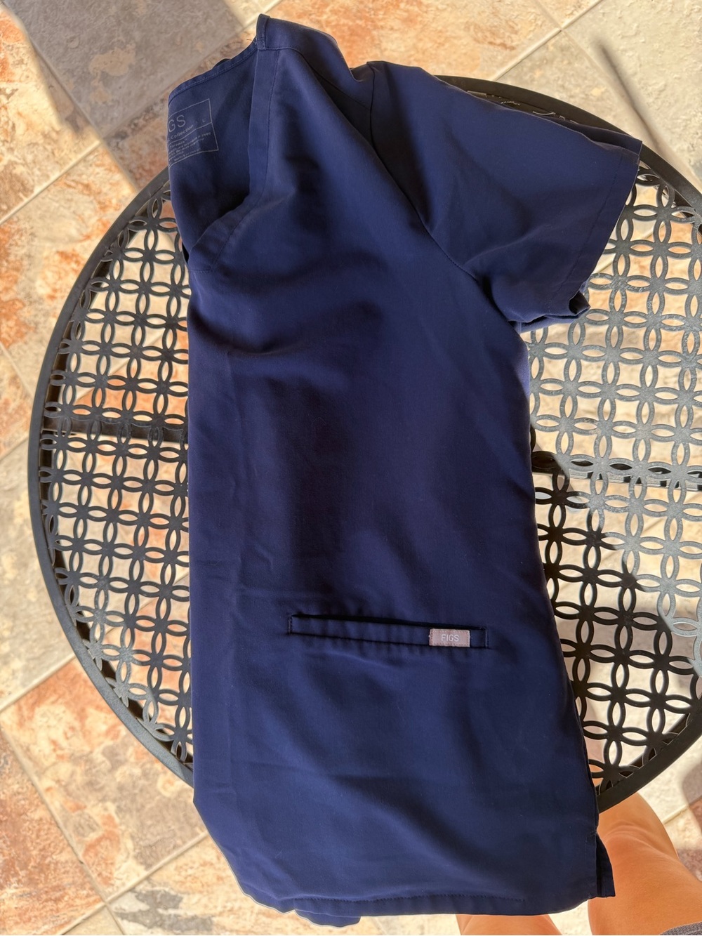 FIGS Three-Pocket Scrub Top